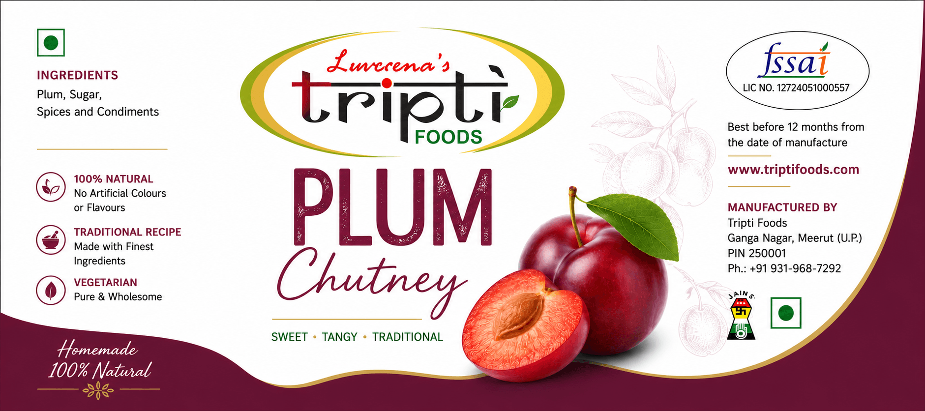PLUM Chutney