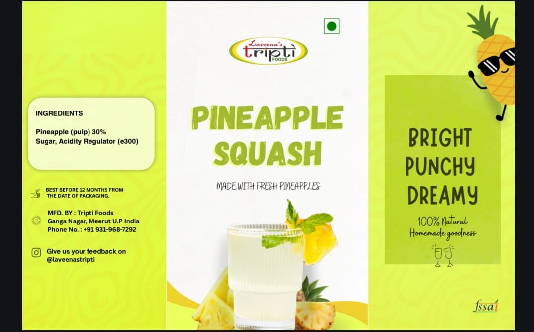 Pineapple squash